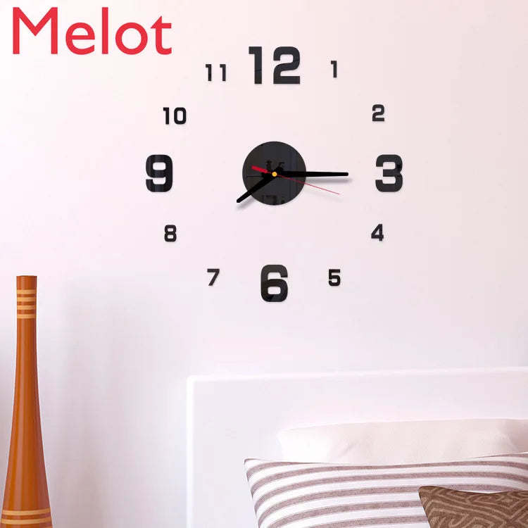 MODERNO RELOJ ADHESIVO 3D