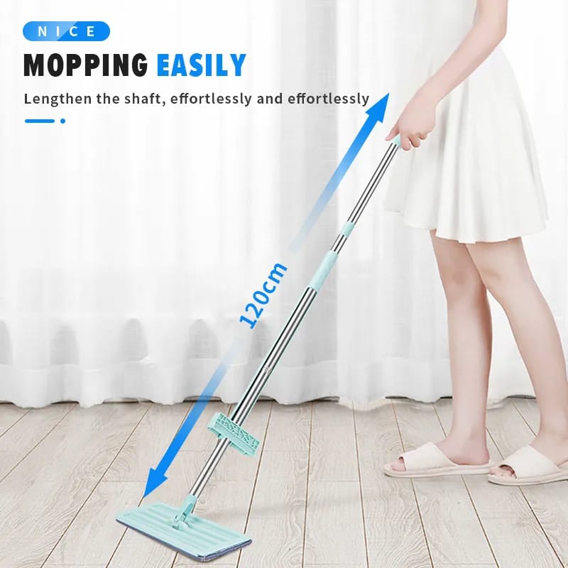 X2 Trapeador Mopa Plana con recipiente
