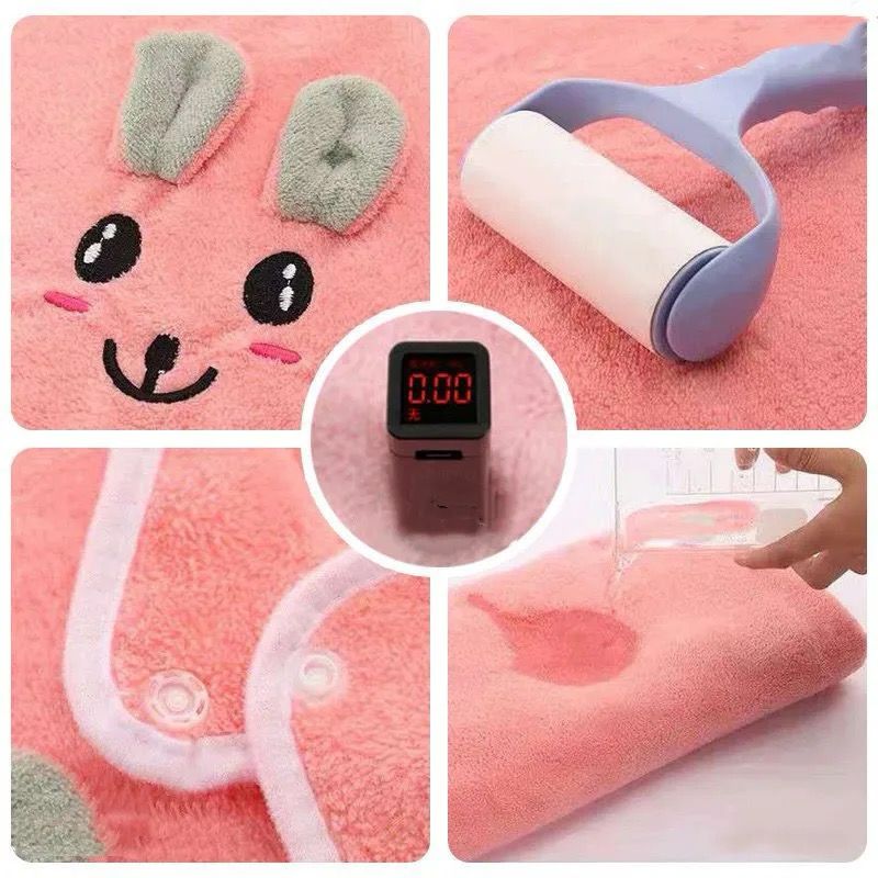 Toalla de Baño Absorbente de Niños Estilo Bata