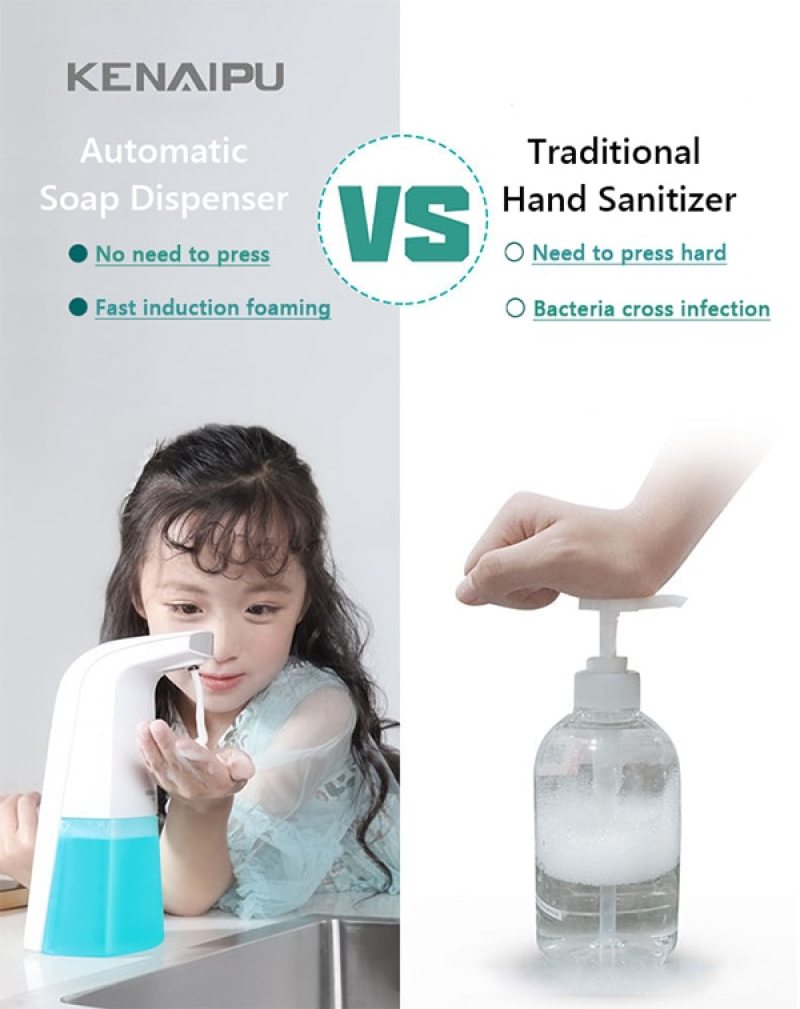 Dispensador Jabón Inteligente + GRATIS spray liquido