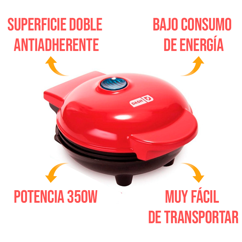 MINI WAFLERA ANTIADHERENTE + ENVÍO GRATIS