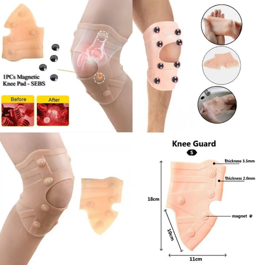 Rodilleras Magnética de Silicona MG + GRATIS CREMA ALIVIA DOLORES