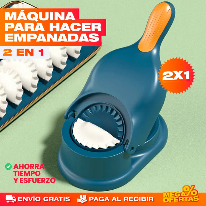 PROMO 2X1 MÁQUINA PARA HACER EMPANADAS 2 EN 1 (C
