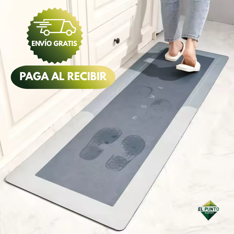 Set De Alfombras De Cocina Antideslizante Ultra Absorbente