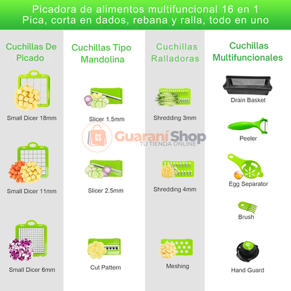 Picador de Verduras Multifuncional