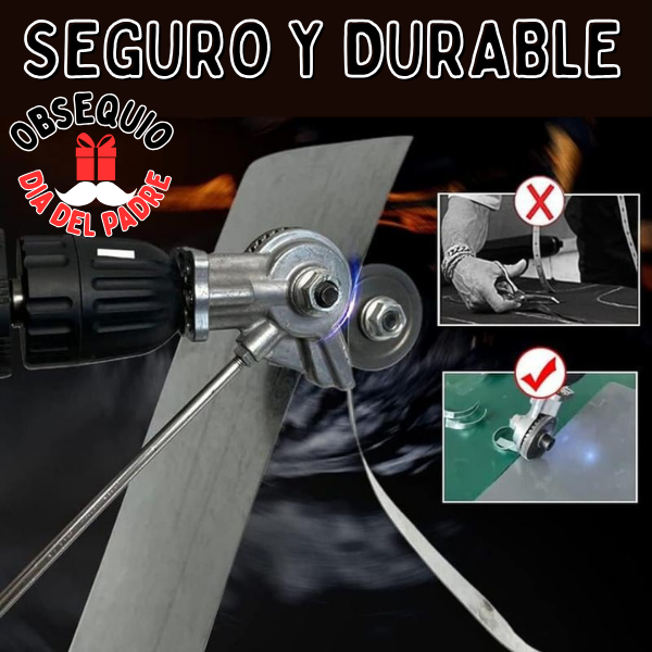 Adaptador de Taladro Para Cortar Lamina