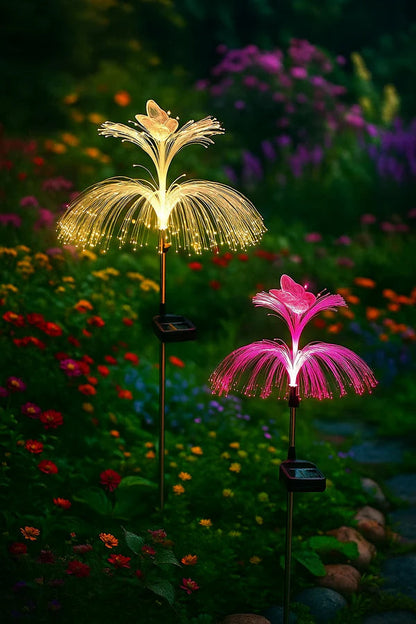 Luces Solares de Jardín en Forma de Medusa