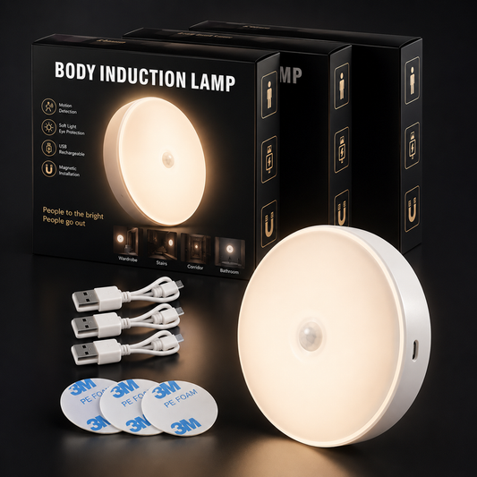 LAMPARAS CON SENSOR DE MOVIMIENTO (KIT DE 3 UNIDADES)