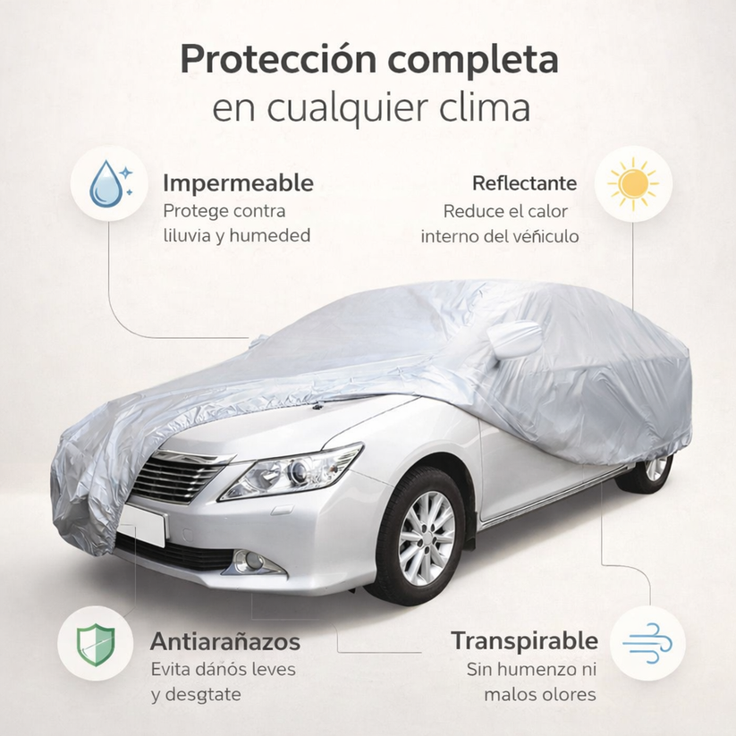 PROTECTOR IMPERMEABLE PARA VEHICULOS