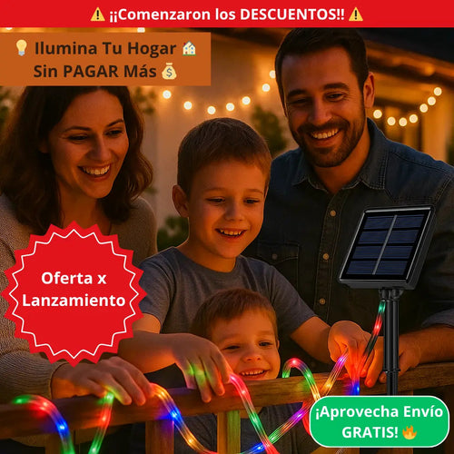Manguera LED Solar