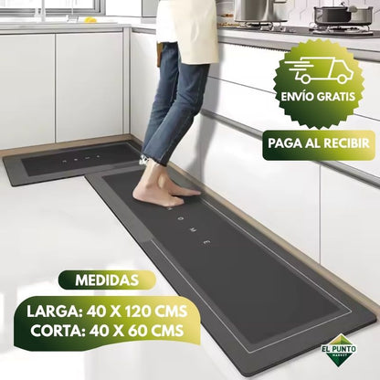 Set De Alfombras De Cocina Antideslizante Ultra Absorbente