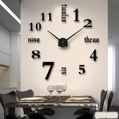 MODERNO RELOJ ADHESIVO 3D