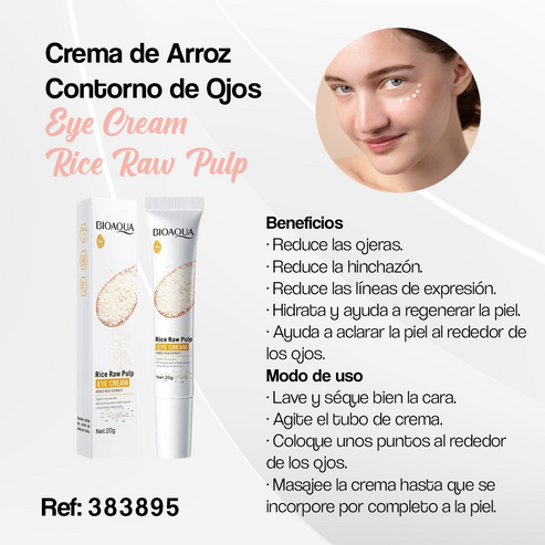 CREMA CONTORNO OJOS DE ARROZ - Bioaqua