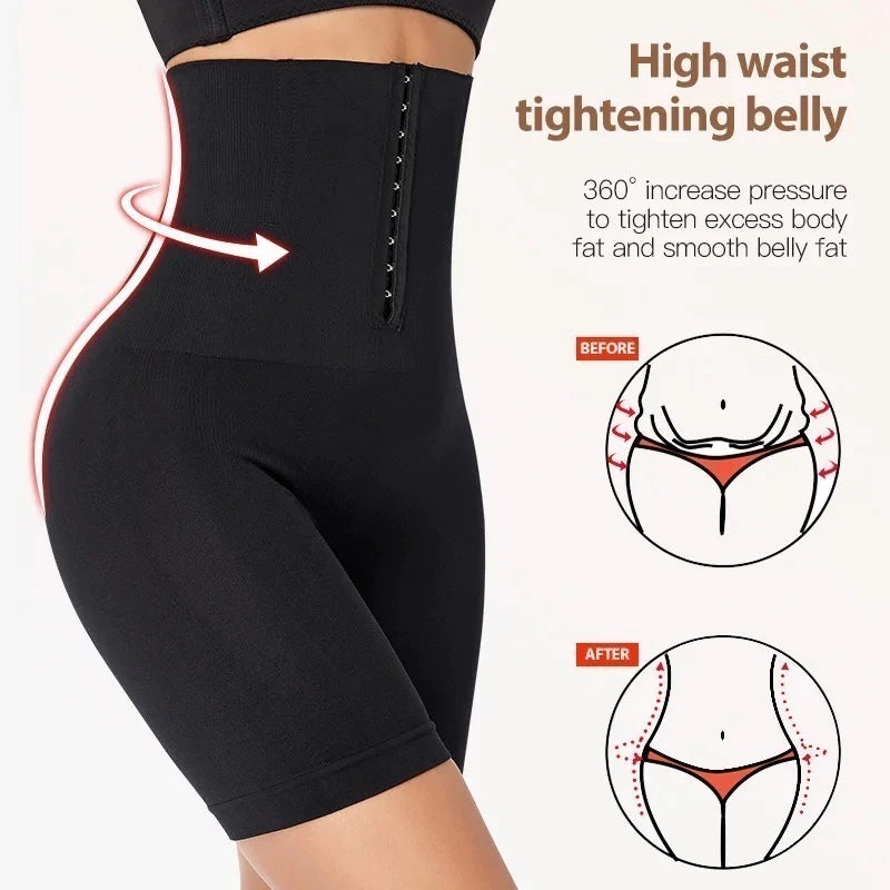 FAJA  DOBLE COMPRESION CON BROCHE+parche adelganzante Slim