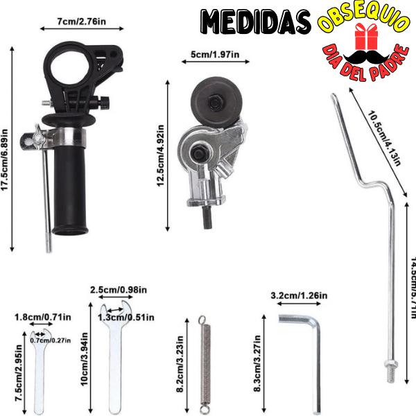 Adaptador de Taladro Para Cortar Lamina